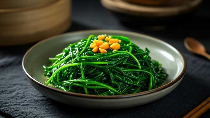 蒸红薯叶