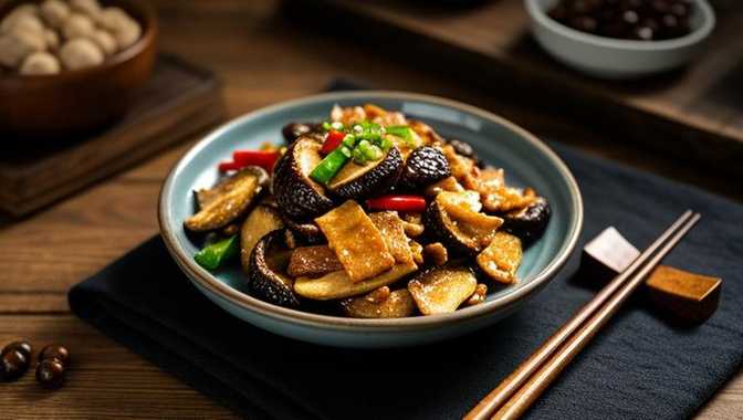 香菇炒肉