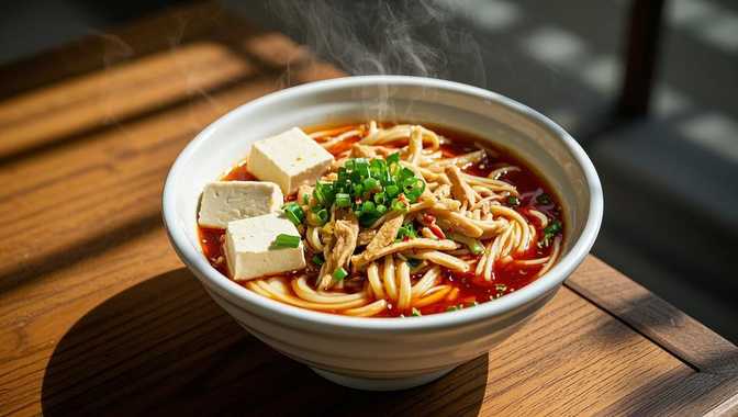 鸡丝豆花面
