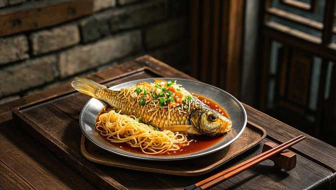 鲤鱼焙面