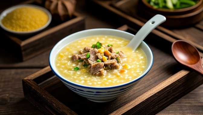 羊肉小米粥