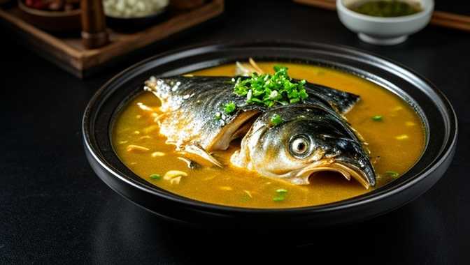 家炖胖头鱼头