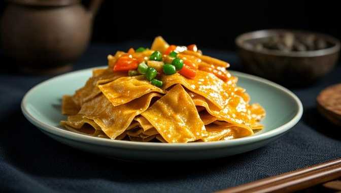 豆皮炒菜
