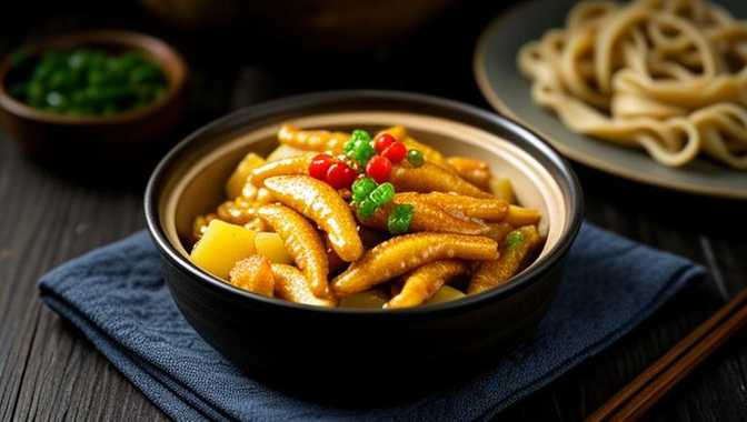 土豆烩莜面鱼鱼