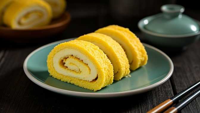 清蒸蛋卷
