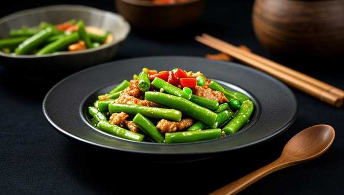 豆角炒肉