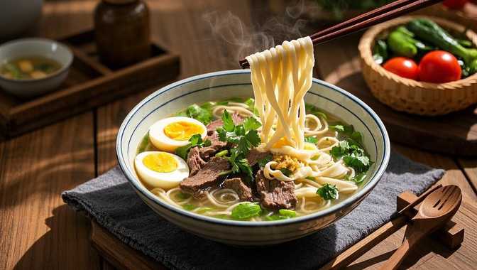 生汆面