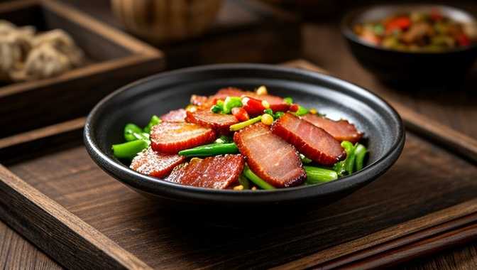 瑶家腊肉炒菜