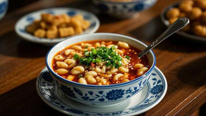 平凉烩麻食