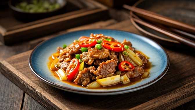 辣椒洋葱炒羊肉