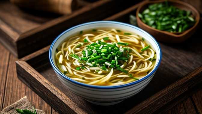 汉中浆水面配韭菜