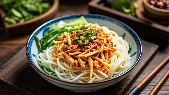 鸡丝凉米线
