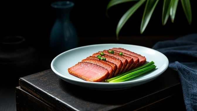 清蒸火腿肉