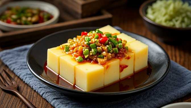 凉拌米豆腐