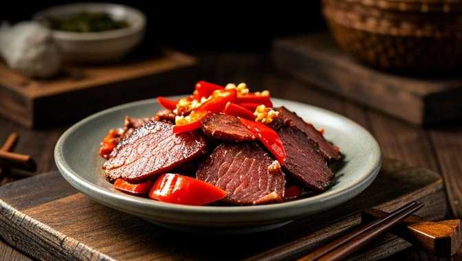 红椒腊牛肉